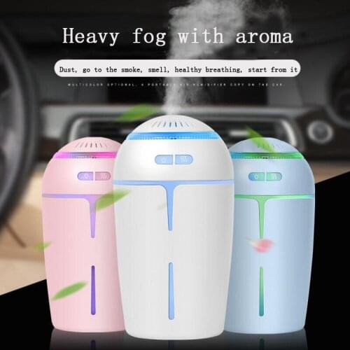 Car Accessories Aromatherapy Car Air Purifier Humidifier Spray Eliminate Odor Mini Oxygen Bar Colorful Lights Catalyst For Car