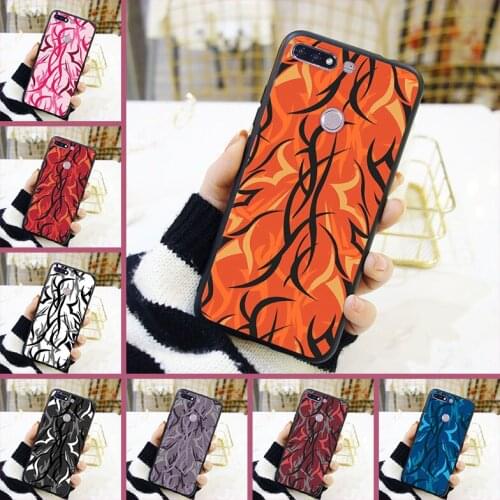 Case For Huawei Honor 7 8 9 10 Lite 7S 7X 7A 7C Pro Silicone Black Camo Back Cover For Huawei Honor 8X MAX 10 9 8 Phone Case