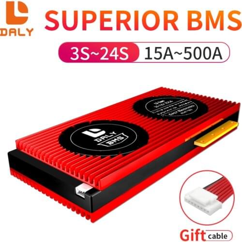 Daly BMS 4S 12V LiFePo4 Li-ion 3S 7S 8S 12S 13S 14S 15S 16S 17S 20S 24S Used For E-bike Solar RV Home Storage With Balance