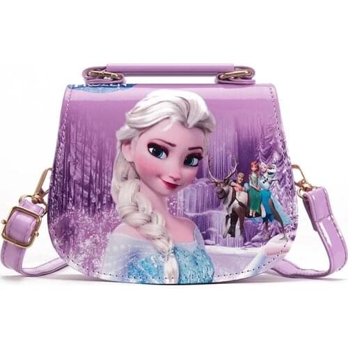 Disney princess childrens shoulder bag girls Messenger bag new Frozen Elsa Anna girl baby shoulder bag frozen handbags