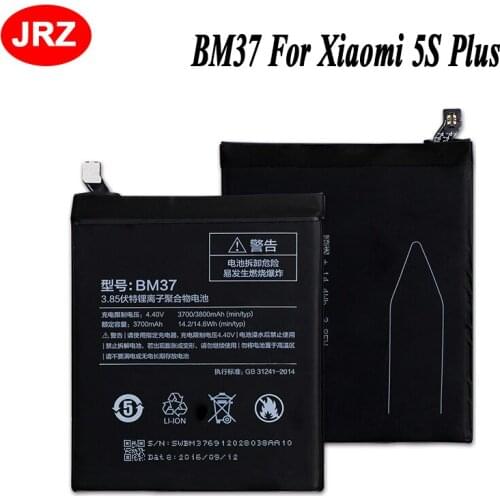 For Xiaomi 5S plus Battery 3700mAh BM37 Replacement Bateria Accumulator