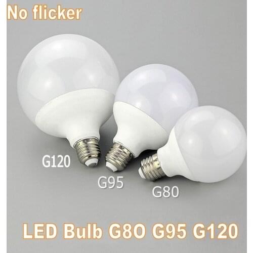 220V Led Bulb Lamp E27 lampada led light 7W 15W 20W 30W SMD 2835SMD bombillas led G80 G95 G120 Energy Saving