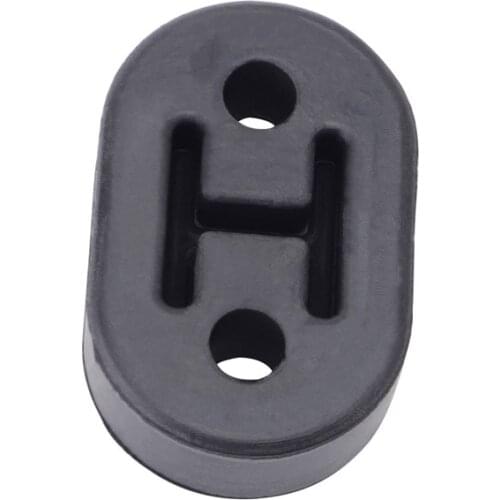 Evil energy Universal 2 Holes Car Rubber Exhaust Tail Pipe Mount Brackets Hanger Insulator Bracket Rubber Mount For BMW Audi