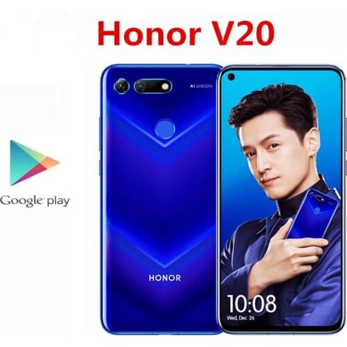 Global Version Honor V20 Honor View 20 PCT-L29 Smart Phone Kirin 980 NFC 6GB RAM 128GB ROM 48.0MP 4000mAh 6.4" IPS Fingerprint