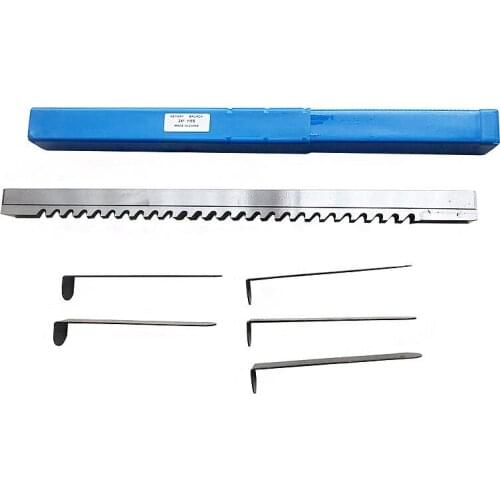 24mm HSS F Push-Type Keyway Broach with Shims American Push Knife Metric Sized CNC Keyway Cutting Tools for CNC Router