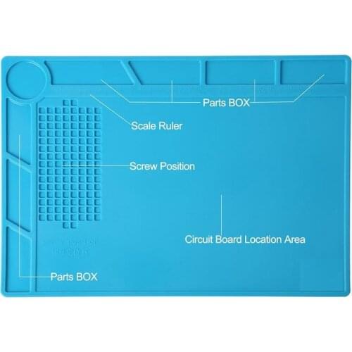 Repair Pad Insulation Heat-Resistant Soldering Station Silicon Soldering Mat Work Pad Desk Platform For Cellphone Repair