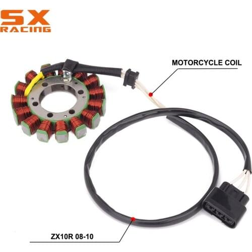 Motorcycle Magneto Engine Stator Generator Coil For Kawasaki Ninja ZX10R ZX-10R ZX 10R 2008 2009 2010 Street Bike