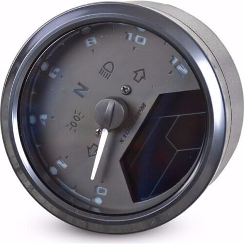 CG125 Retro Motorcycle Modified Digital Display LCD Mechanical Mileage Meter Code Meter to Speed Meter