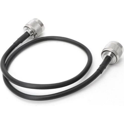 N Male To N Male Plug RG58 Coaxial Cable RF Adapter Assembly Extension Cables 50cm