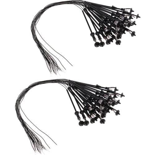 Set of 40 Model Railway Train Lamp Post Street Lights Fairy Garden