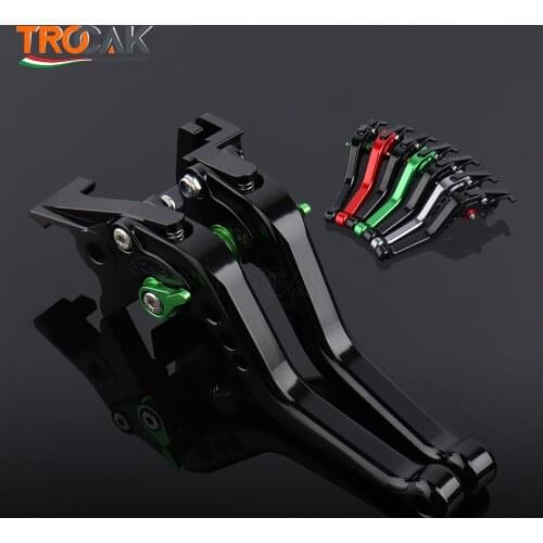 Motorcycle CNC Accessories Short Adjustable Brake Clutch Levers NEW For Kawasaki Ninja 250 300 Ninja 400 Z400 Z250