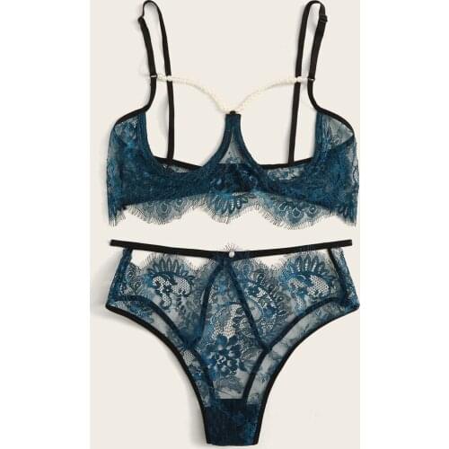 New Sexy Exotic Sets Fashion Lace Lingerie Underwear Sleepwear Pajamas Thong G-string Bra Ropa Interior Sexy Lingerie Porno