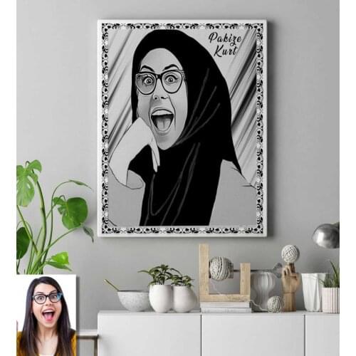 Personalized Turbans Cartoon Canvas Table 50x70 Cm 40776 Gift Home Decoration Special Design Home Office Business Place quality