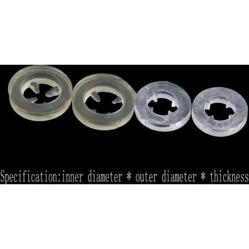 M5M6 self-drilling screw non-slip waterproof four-corner plastic flat washer