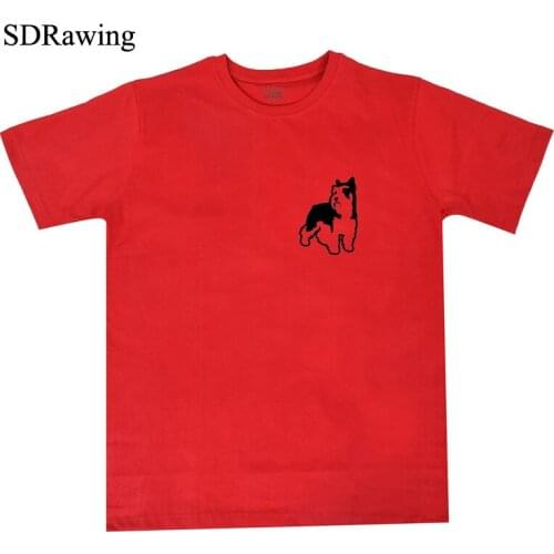 Schnauzer dog puppy print womens cotton t shirts for dog lover Graphic Tees Hipster Tumblr tops women shirt clothing drop ship