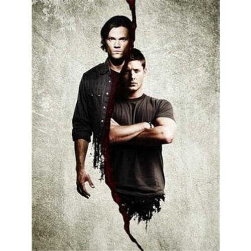 Supernatural Printed Canvas 11CT Cross-Stitch Embroidery Kit DMC Threads Handicraft Painting Handiwork Handmade Magic Jewelry