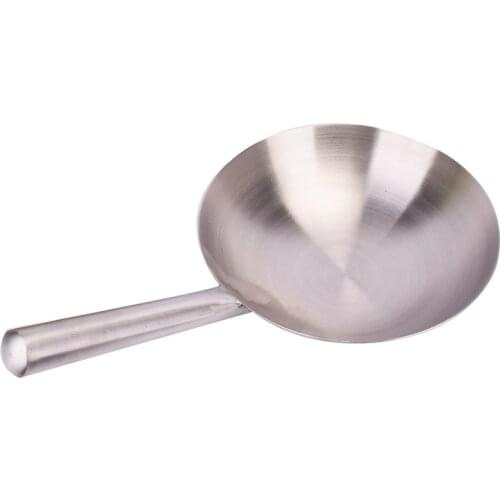 Thick ladle Stainless steel chef Cooking wok large soup spoon Kitchen frying pot shell Restaurant handle spoon Iron