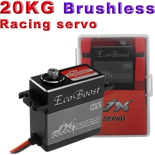 20KG High Voltage Servo JX BLS6520HV Large Torque 180 Degree Metal gear Brushless Digital Servo for RC Helicopter CAR ROBOT