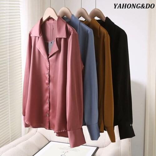 Женские атласные рубашки YAHONG&DO China At AliExpress