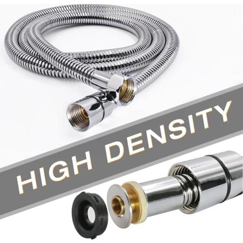 Zhangji Bath 1.5m High Density Shower Hose Stainless Steel Bathroom Accessories Intensive Plumbing Hoses Soft Durable Water Hose