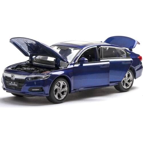 1:32 3 Colors Alloy Pull Back Car Models High Simulation Metal Diecasts Pull Back With Light Musical V027