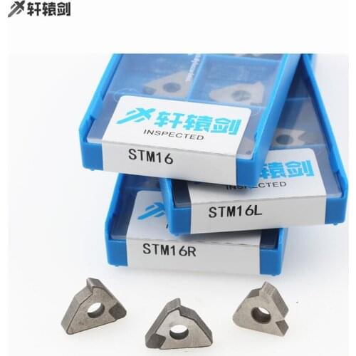 10PCS STM16 STM16R STM16L STM22 STM22R STM22L Carbide CNC Shim Seat Pad Knife for Turning Insert Turning Tool