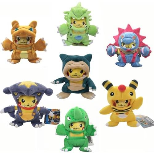 10/Lot Pika Cosplay Snorlax 8" 20CM Plush Doll Stuffed Toys