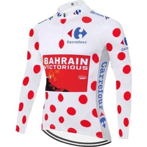 2021 pro team BAHRAIN Cycling Jersey summer spring quick dry Bicycle racing bike shirt long sleeve mallot ciclismo hombre
