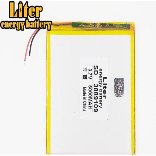 3.7V,5000mAH (polymer lithium ion battery) Li-ion battery for tablet pc 7 inch 8 inch 9inch 3889109