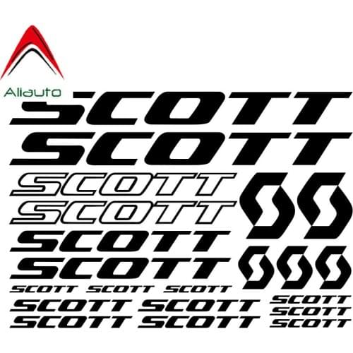 Aliauto 21pcs for SCOTT BIKE FRAME STICKERS DECALS SHEET BICYCLE CYCLING,32*22cm