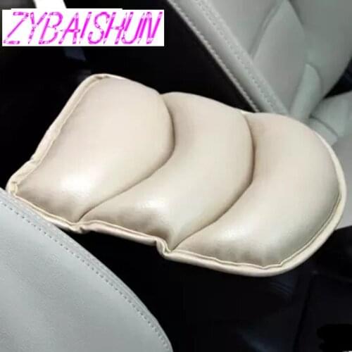Car armrest of soft leather center console box for Ford Focus Fusion Escort Kuga Ecosport Fiesta Falcon EDGE/Explorer/EXPEDITION
