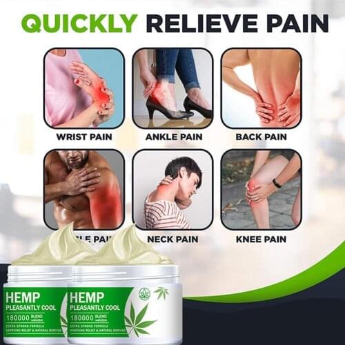 Hemp Balm Ointment Rheumatism Arthritis Relieve Muscle Neck Hemp Back Pain Cream Shoulder Body Pain C3L7