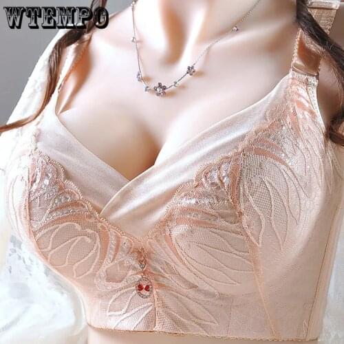D E Bra Women Push Up Bra Plus Size Underwear Thin Sexy Bralette Lingerie Ladies Plus Size Push Up Bra