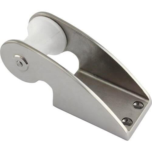 316 Stainless Steel Bow Anchor Roller Holder 50*165mm Casting Bow Roller Wheel For Marine Boat Yacht Hardware