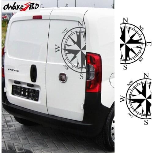 For Fiat Fiorino Compass Styling Car Sport Body Door Decor Stickers Auto Tails Vinyl Decals Exterior Accessories