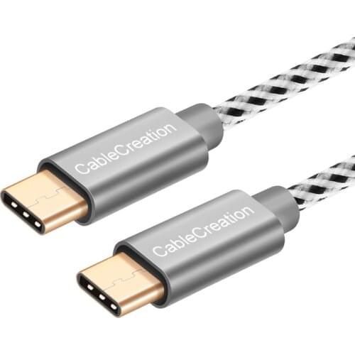 CableCreation Space Gray USB C Cable 10FT Cable Type C to Type C Fast Charging 3A 60W 3m For MacBook Pro Air Ultra/S10 Note 10