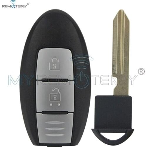 Smart key 2 button 433.9mhz for Nissan Qashqai X-Trail keyless entry key S180144102 remtekey