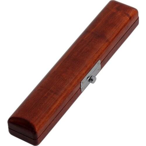 Black Walnut Wood Flute Head Box for Flute Protect Musical Instrument Accessories 25*4.6*3.7CM
