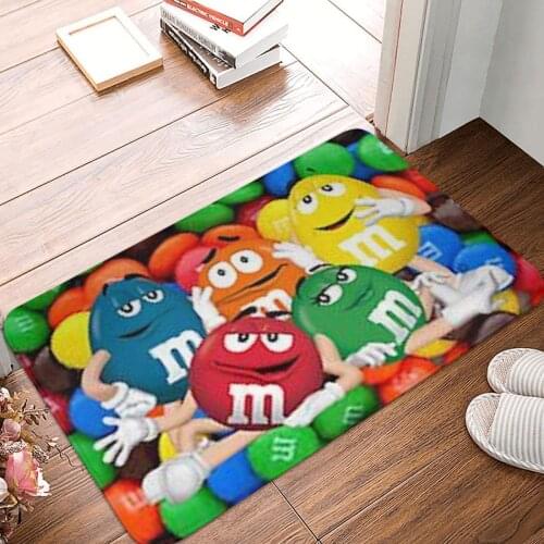 M&M Crew Large Scale Doormat Carpet Mat Rug Polyester Anti-slip Floor Decor Bath Bathroom Kitchen Living Room Balcony 40x60
