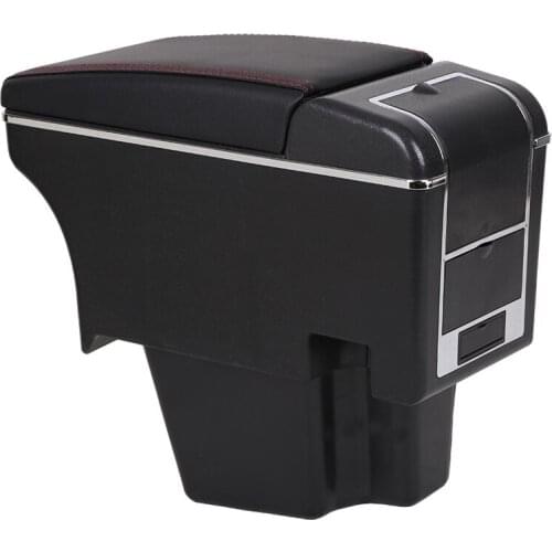 Leather armrest box original central armrest box Interior decoration car Accessories for Volkswagen Tiguan Tiguan L 2018