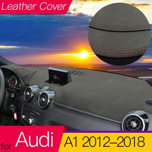 For Audi A1 2012~2018 Leather Anti-Slip Mat Dashmat Dash Dashboard Cover Protector Pad 2013 2014 2015 2016 2017 Accessories