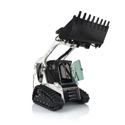 LESU Aoue LT5 Hydraulic 1/14 Metal Skid-Steer RC Loader Gift Toys Painted DIY Model With Lights Sound THZH1187