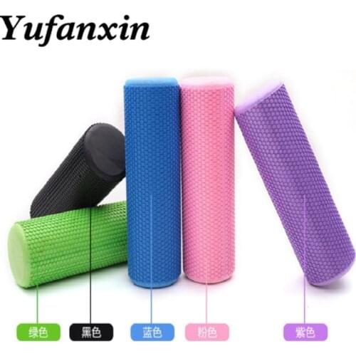 Yoga Foam Roller High density EVA Pilates Exercises massage roller muscle Fitness Gym massage column tool Equipment Brick 45\60
