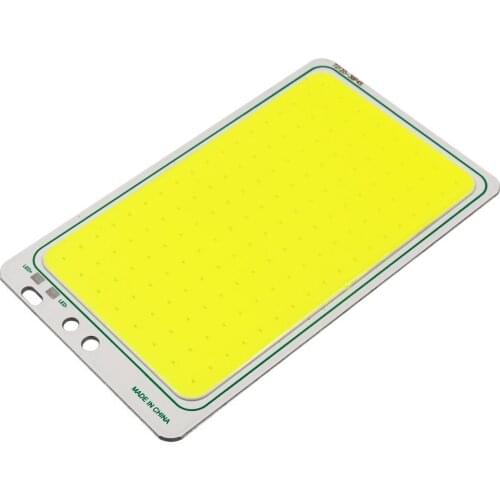120x72mm 12V 30W COB LED Panel Light 6500K Cold White Color LED Board for Outdoor Lighting Work Lamps Car Lights DIY