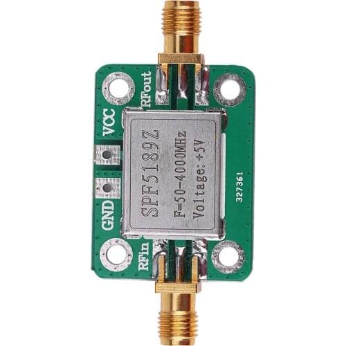 SPF5189 Broadband RF Radio Frequency Low Noise Practical 50-4000MHz Signal Receiver With Shielding Shell Amplifier Module