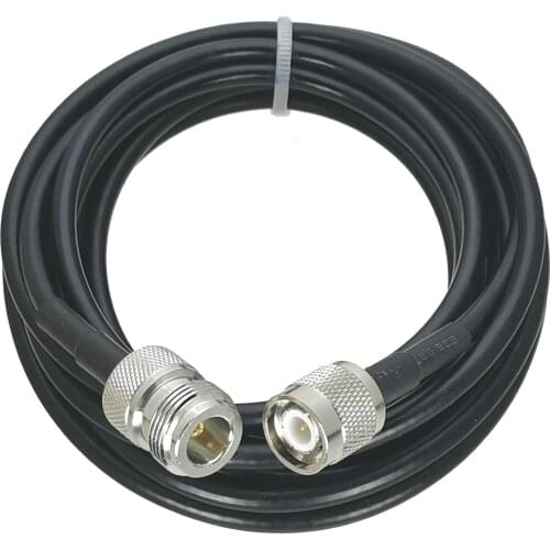 1Pcs RG58 N Female Jack to TNC Male Plug Straight RF Jumper pigtail Cable 6inch~20M