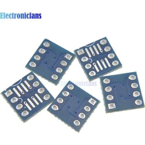 10PCS SOP8 SO8 SOIC8 TO DIP8 Interposer board pcb Board Adapter Plate New