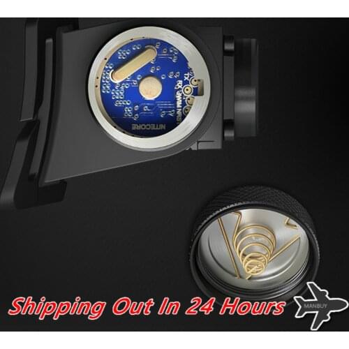 100% Original Nitecore Spring for HC30 HC33 HC65 HC60 HC60W Headlamp Flashlight Portable Lighting Accessories without Tail cover