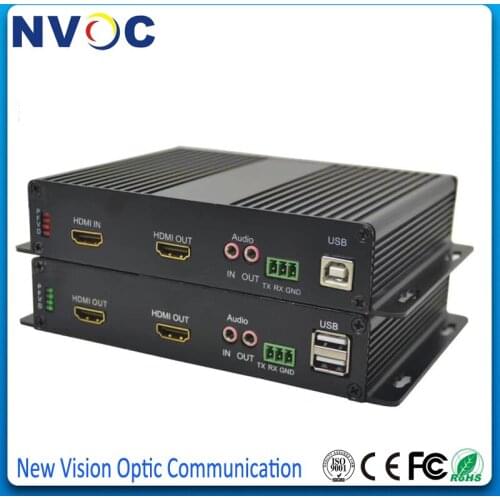 1Ch Umcompressed HDMI Local Loopout+Remote Double Output+1Ch Forward Stereo Audio,FC,20KM,Euro Charger,HDMI KVM Fiber Extender