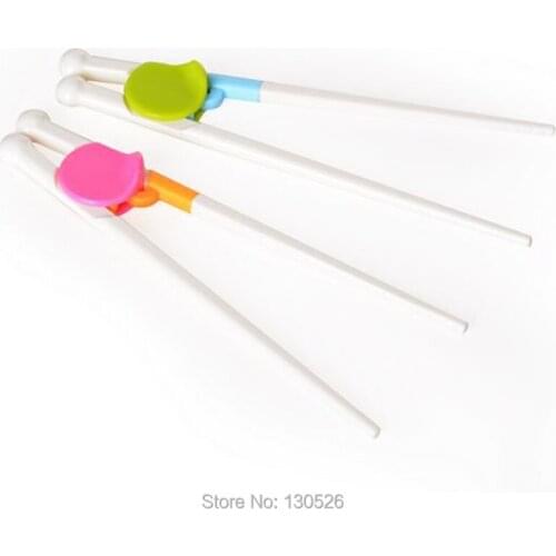 2 Pairs Hot Kids Children early Learning Training Simple Designed Chopsticks Baby enlightenment chopsticks Tableware Kitchen